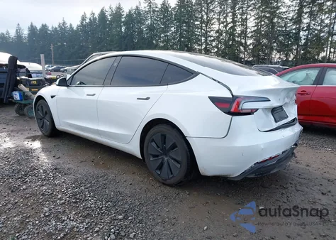 2025 Tesla Model 3 Long Range Rear-Wheel Drive/Standard Rear-Wheel Drive from USA, damaged, VIN 5YJ3E1EA4SF012825